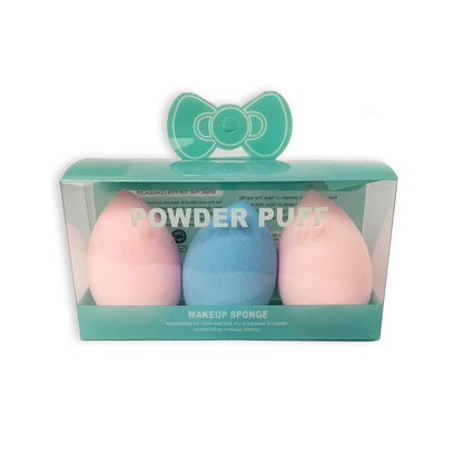 Make-Up Powder Puff Kit X3