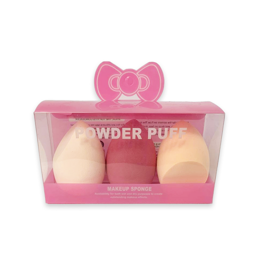 Make-Up Powder Puff Kit X3