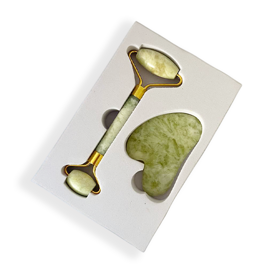 Kit Jade Gua Sha Y Roller Facial