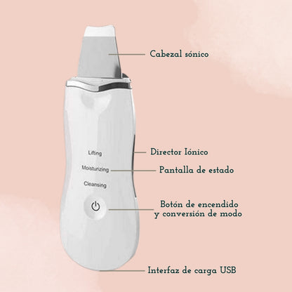 Pala Ultrasónica De Limpieza Facial